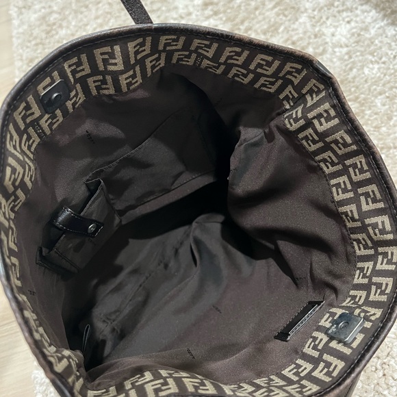 Authentic Fendi Vintage Zucchino Tote - Picture 6 of 16